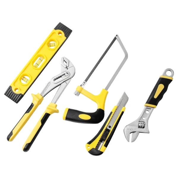Home Repair Tool Kit - 218 Piece General Home/Auto Repair Tool Set, General Mechanic Tool Set, General Household Tool Kit Yellow - Image 6