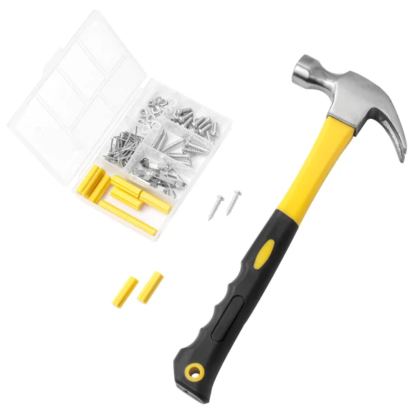 Home Repair Tool Kit - 218 Piece General Home/Auto Repair Tool Set, General Mechanic Tool Set, General Household Tool Kit Yellow - Image 4