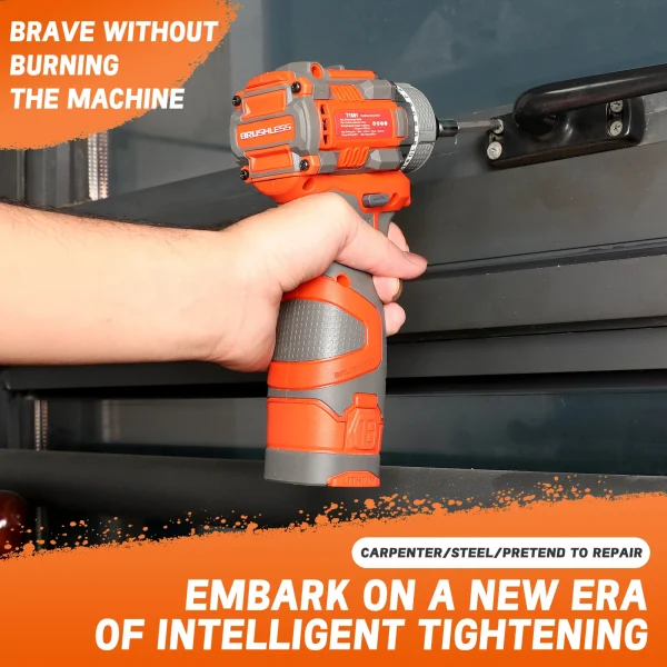 Superpan brushless Electrical Screwdriver Set Smart Cordless Electric Screwdrivers Rechargeable Bit Mini Drill Power Tool work - Image 3