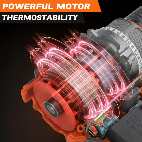 Superpan brushless Electrical Screwdriver Set Smart Cordless Electric Screwdrivers Rechargeable Bit Mini Drill Power Tool work - Image 4