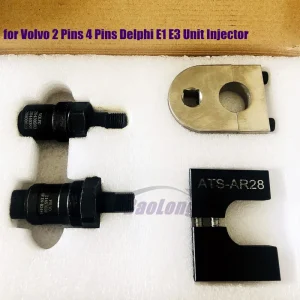 for Volvo 2 Pins 4 Pins Common Rail Diesel Unit Injector Delphi E1 E3 Disassemble Tool Kits Adaptor Clamp Wrench Repair Tool Set