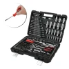 New 215Pcs Car DIY Repair Tool Kit 1/4in 3/8in 1/2in Socket Sets Ratchet Torque Wrench Combo Auto Repairing Sets Mechanic Tool - Image 3