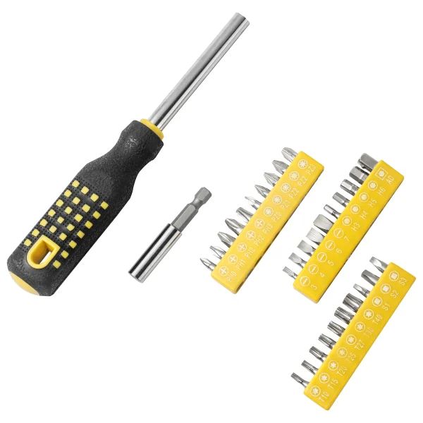 Home Repair Tool Kit - 218 Piece General Home/Auto Repair Tool Set, General Mechanic Tool Set, General Household Tool Kit Yellow - Image 5